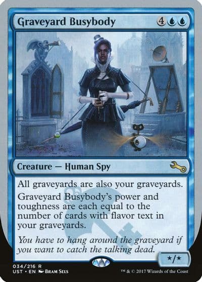 Graveyard Busybody Unstable Magic card