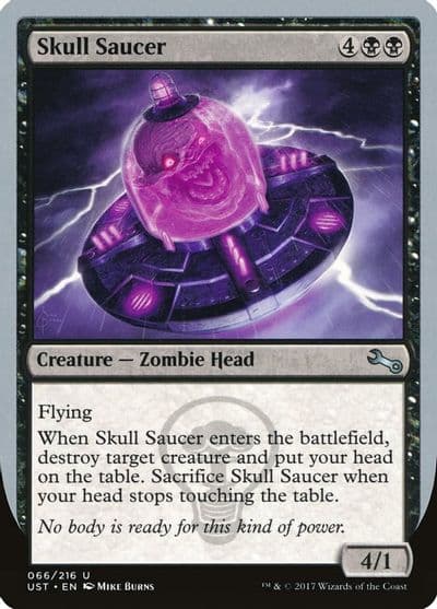 Skull Saucer Unstable Magic card