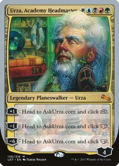 Urza Academy Headmaster Unstable Magic card