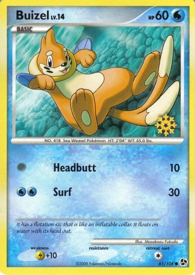 Buizel Countdown Calendar Promos Pokemon card