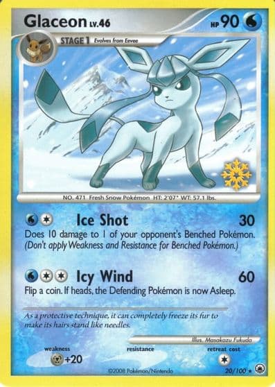 Glaceon Countdown Calendar Promos Pokemon card