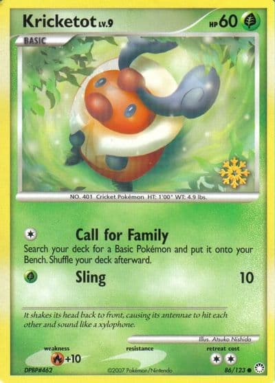 Kricketot Countdown Calendar Promos Pokemon card