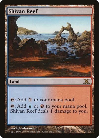Shivan Reef 10th Edition Magic card