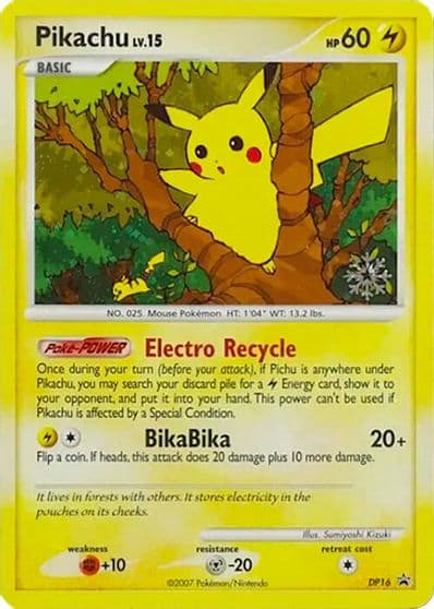 Pikachu - DP16 Countdown Calendar Promos Pokemon card