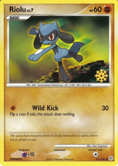 Riolu Countdown Calendar Promos Pokemon card