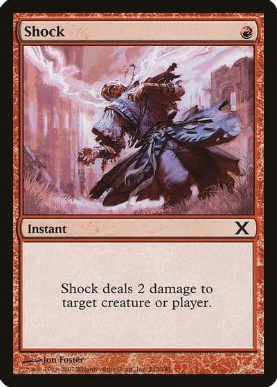 Shock 10th Edition Magic card