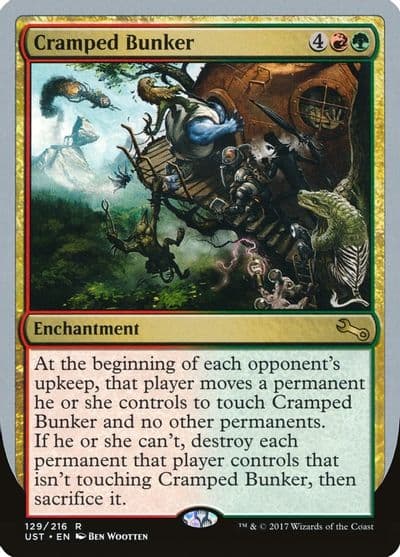 Cramped Bunker Unstable Magic card