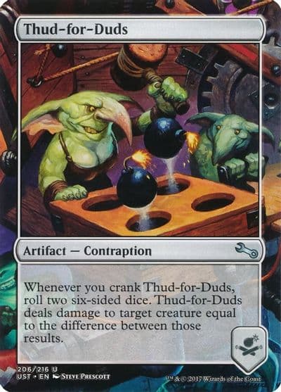 Thud for Duds Unstable Magic card