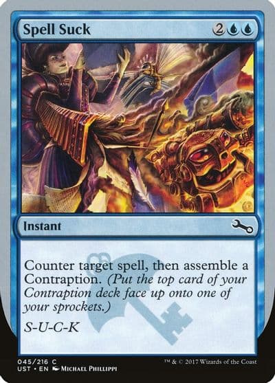 Spell Suck Unstable Magic card