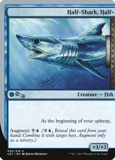 Half Shark Half Unstable Magic card