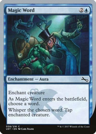 Magic Word Unstable Magic card