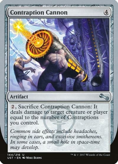 Contraption Cannon Unstable Magic card
