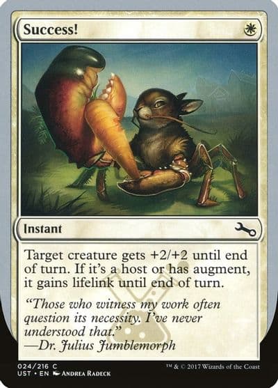 Success Unstable Magic card