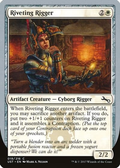 Riveting Rigger Unstable Magic card