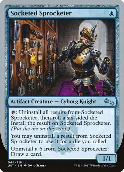 Socketed Sprocketer Unstable Magic card