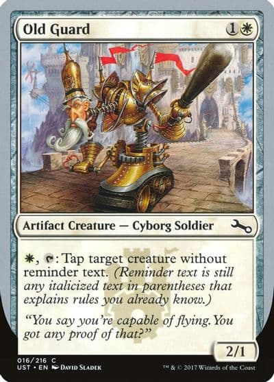 Old Guard Unstable Magic card