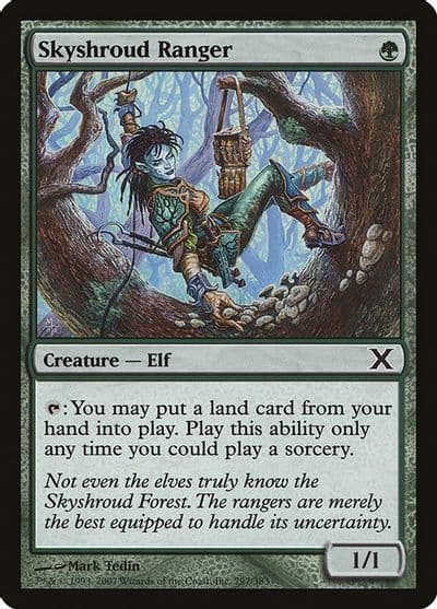 Skyshroud Ranger 10th Edition Magic card