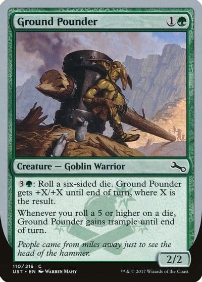 Ground Pounder Unstable Magic card