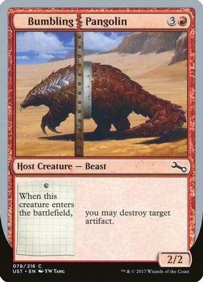 Bumbling Pangolin Unstable Magic card