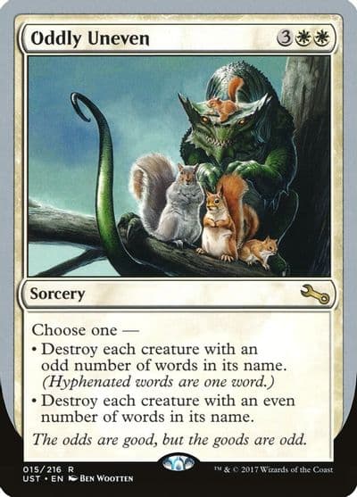 Oddly Uneven Unstable Magic card