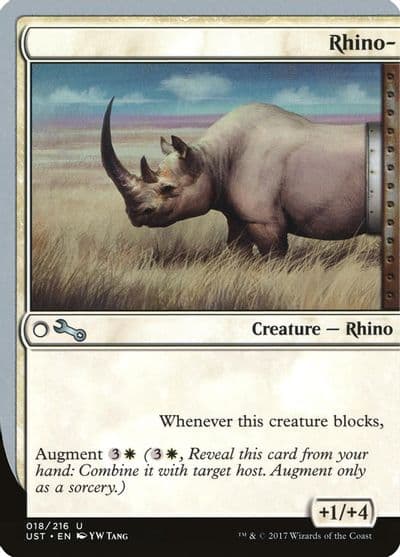 Rhino Unstable Magic card