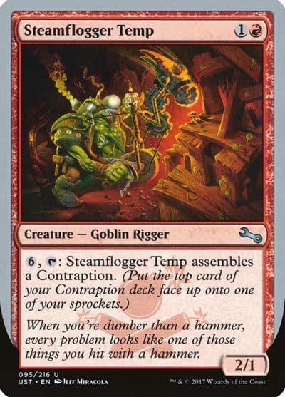 Steamflogger Temp Unstable Magic card
