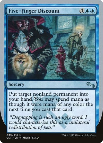 Five Finger Discount Unstable Magic card
