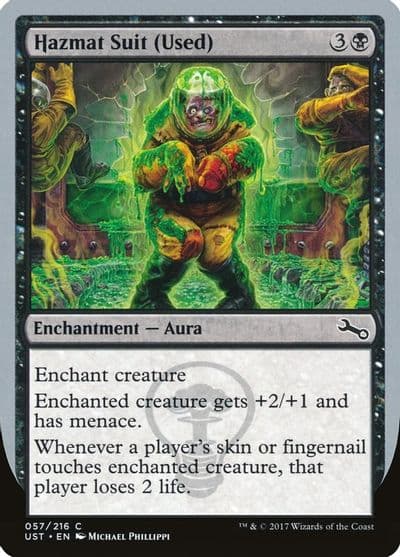 Hazmat Suit Used Unstable Magic card