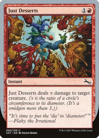 Just Desserts Unstable Magic card