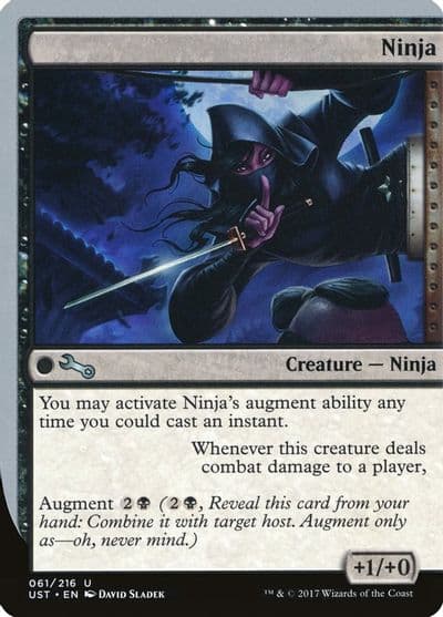 Ninja Unstable Magic card