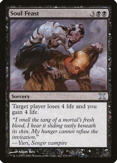 Soul Feast 10th Edition Magic card