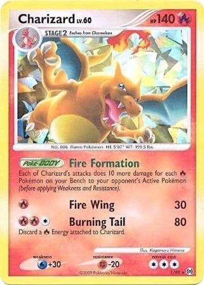 Charizard (Cracked Ice Holo) Miscellaneous Cards & Products Pokemon card