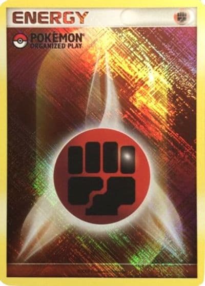 Fighting Energy (2009 Unnumbered POP Promo) League & Championship Cards Pokemon card