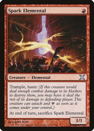Spark Elemental 10th Edition Magic card
