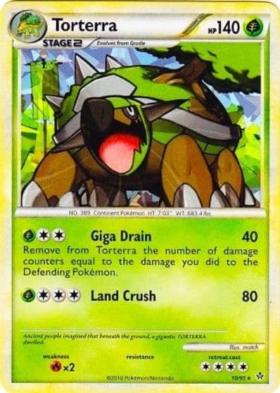 Torterra (Cracked Ice Holo) League & Championship Cards Pokemon card