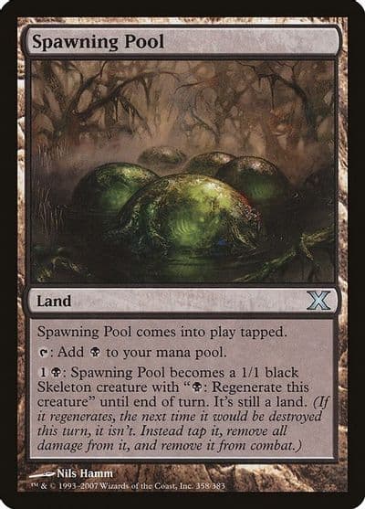 Spawning Pool 10th Edition Magic card