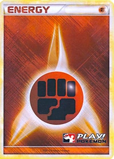 Fighting Energy (2010 Play! Pokemon) League & Championship Cards Pokemon card