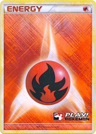 Fire Energy (2010 Play! Pokemon) League & Championship Cards Pokemon card