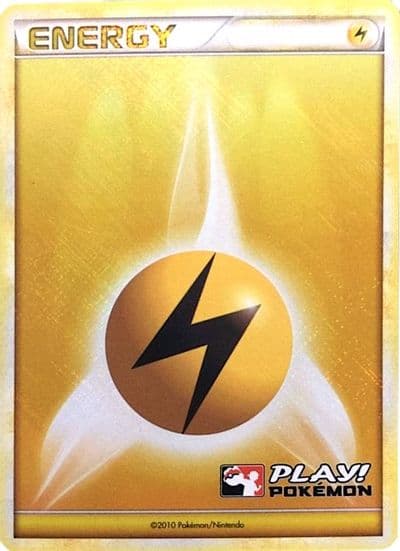 Lightning Energy (2010 Play! Pokemon) League & Championship Cards Pokemon card