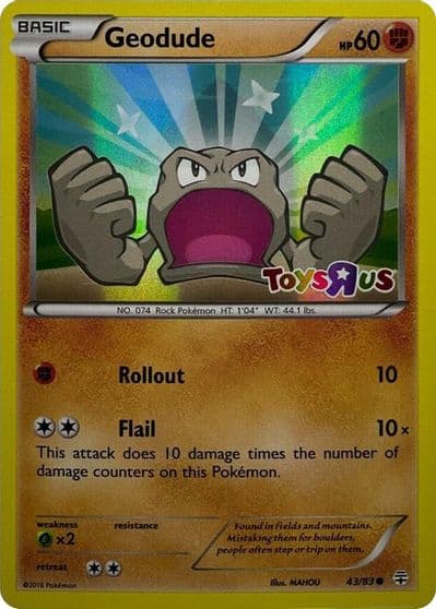 Geodude (Toys R Us Promo) Miscellaneous Cards & Products Pokemon card