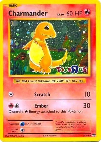 Charmander (Toys R Us Promo) Miscellaneous Cards & Products Pokemon card