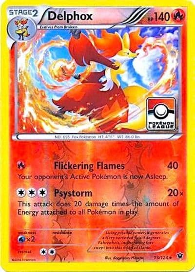 Delphox (Pokemon League) League & Championship Cards Pokemon card