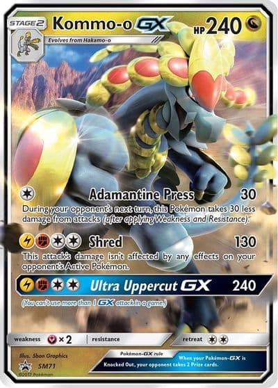 Kommo-o GX - SM71 SM Promos Pokemon card