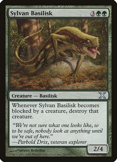 Sylvan Basilisk 10th Edition Magic card