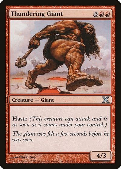 Thundering Giant 10th Edition Magic card