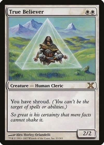 True Believer 10th Edition Magic card
