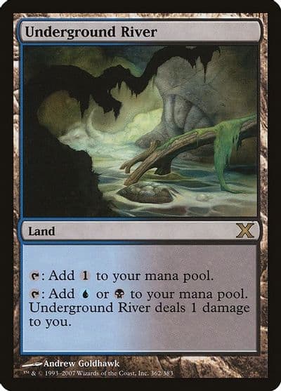 Underground River 10th Edition Magic card