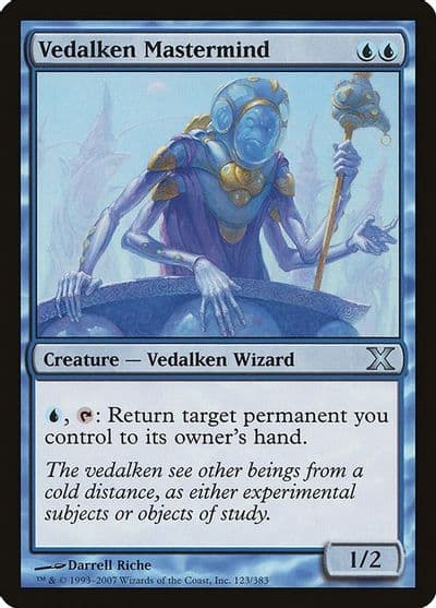 Vedalken Mastermind 10th Edition Magic card