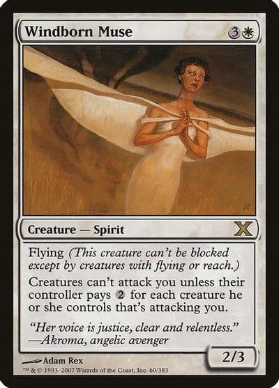Windborn Muse 10th Edition Magic card