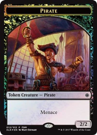 Pirate Treasure Double Sided Token FNM Promos Magic card